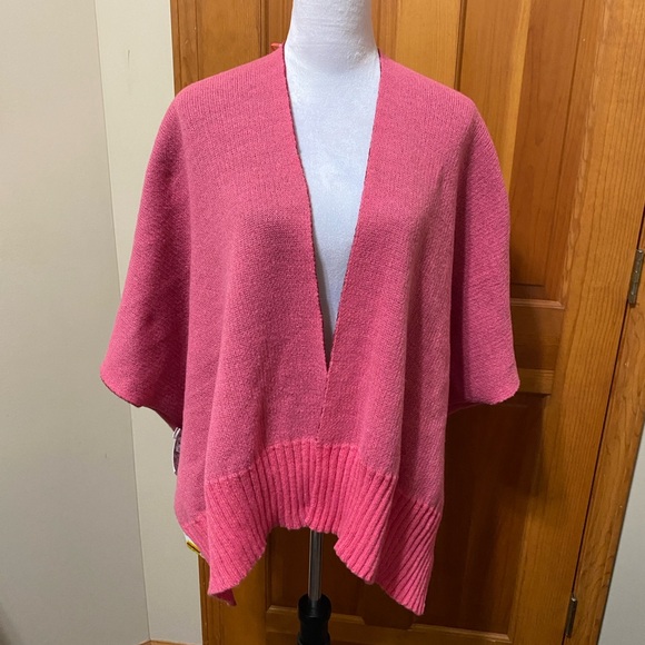 NWT On 34 Tight Knit Reversible Kimono Wrap - Picture 5 of 5